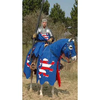 Čabraka pro koně Lencera Koňská čabraka, rytířský varkoč a korouhev