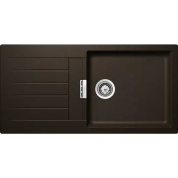 Granitový dřez SCHOCK kuchyňský dřez SIGNUS D-100 L Typ usazení: Usazení do roviny (dřez v rovině s deskou), Barva (Cristadur): Bronze (BRO 87)