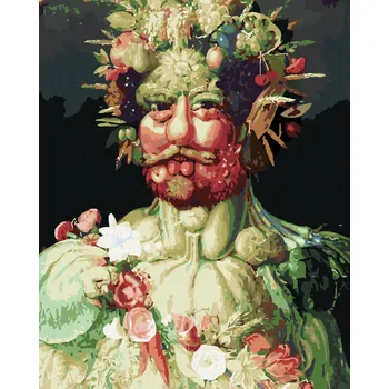 Hračka Diamondi Diamantové malování - RUDOLF II. JAKO VERTUMNUS (G. ARCIMBOLDO) Rozměr: 40x50 cm, Rámování: bez rámu a bez vypnutí plátna