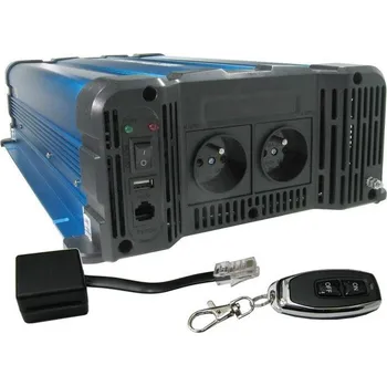 Měnič napětí Měnič napětí 48V/230V 2000W, FS2000, čistá sinusovka, D.O. bezdrátové