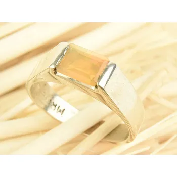 Prsten Stříbrný prsten s opálem Ag 925/1000 5,3g (vel.57)