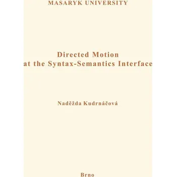 Kniha Directed Motion at the Syntax-Semantics Interface