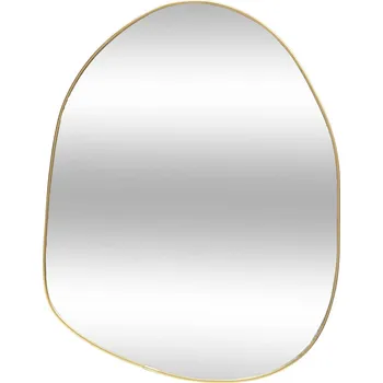 Zrcadlo Atmosphera Nástěnné asymetrické zrcadlo ROMAN, zlaté, 30 x 40 cm