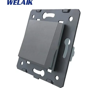 vypínač WELAIK vypínač mechanický jednoduchý ř.1 A711DS - tmavé šedý
