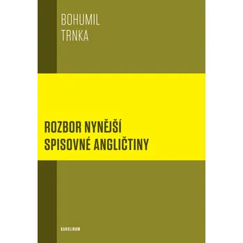 Kniha Rozbor nynější spisovné angličtiny