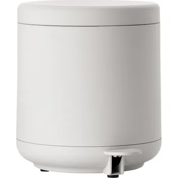 Odpadkový koš Koupelnový odpadkový koš s pedálem UME, světle šedý - ZONE DENMARK (Koupelnový pedálový koš UME Soft Grey - ZONE DENMARK)