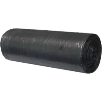 Pytle na odpadky Sáček 500x600, 12mi, černý, HDPE, 30 - 35 L, 1 bal. = 50 ks