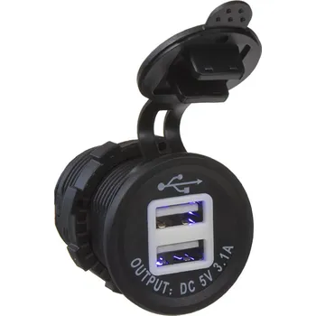 Elektrická zásuvka 2x USB zásuvka