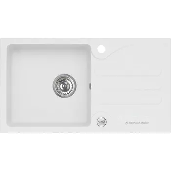 Granitový dřez Alveus Galapagos 30 BÍLÁ Set - různé typy baterií Dřez / Set: Dřez, Baterie: Bez baterie