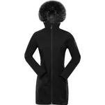 Dámský softshellový kabát ALPINE PRO Ibora černý Velikost: S, kód: AP-LCTB208990-S