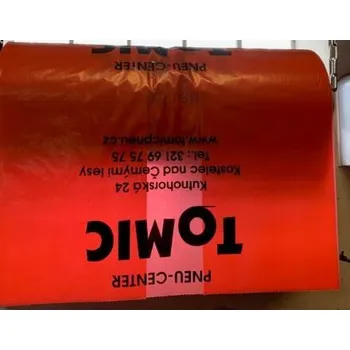 Pytle na odpadky PYTEL 40,1100 X 1100, červený ,PNEU-TOMIC, 240 L, 1 bal. = 200 ks