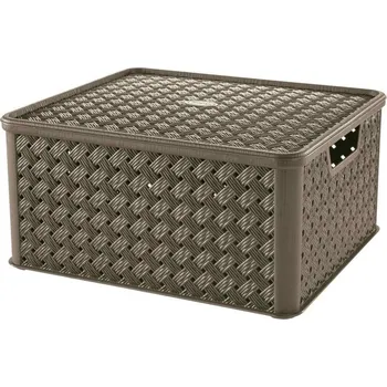 Úložný box Box UH 13l hnědý ";Arianna"; TONTARELLI