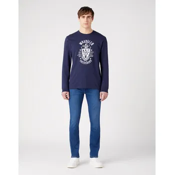 Pánské džíny Wrangler pánské džíny Larston 112341428 Modrá W33/L30