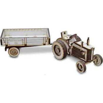 autíčko Zetor 25 s vlečkou – model ke slepení