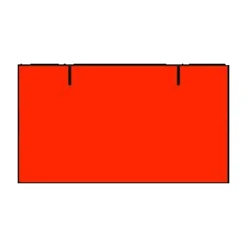 Samolepící etiketa Etikety Contact 25 x 16 HRANATÉ Signální červené