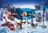 Stavebnice Playmobil Playmobil Novelmore 71346 Adventní kalendář 2024 Boj na sněhu 