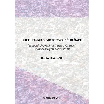 Kniha Kultura jako faktor volného času