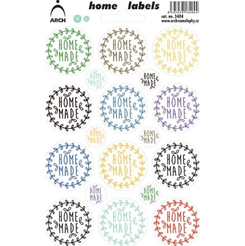 Dětské zboží ARCH Domácí etikety "home labels" - Home made - barevné