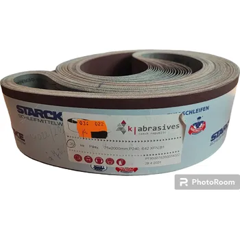 Brusný papír Pás 75x2000 XFN642 P240 brusné plátno