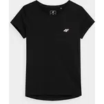 4F 4FJAW23TTSHF0816 DEEP BLACK Dětské tričko EU 158