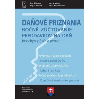 Kniha Daňové priznania 2019 + vyplnené vzory a tlačivá