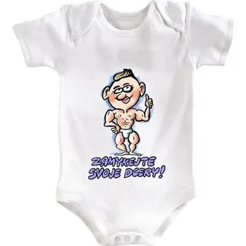 Kojenecký body Body Zamykejte svoje dcery - velikost 74-80