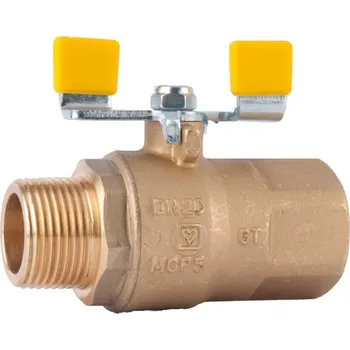 Ventil Kohout kulový plyn motýl MF 3/4“ HERZ