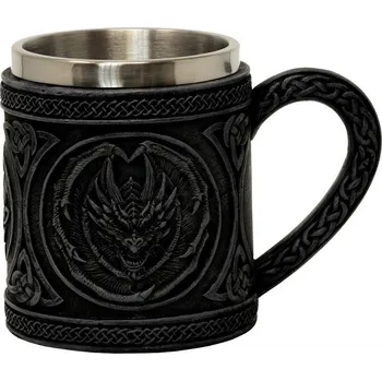 Replika zbraně MystiCalls Hrnek černý drak 350ml