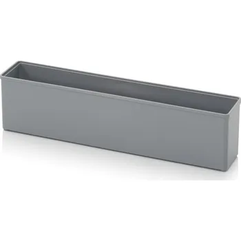 Vkládací boxy pro sortimentní boxy 26 x 5,2 x 6,3 cm - Stříbrošedá - Stříbrošedá - materiál: ABS - SB E 15-7001