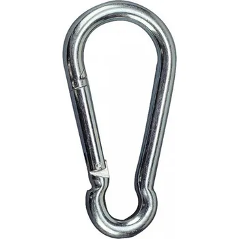 Věšák na sedlo a uzdečku Nerez karabina 7cm