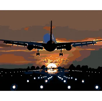 Diamondi Diamantové malování - LETÍME ZA SLUNÍČKEM Rozměr: 40x50 cm, Rámování: bez rámu a bez vypnutí plátna