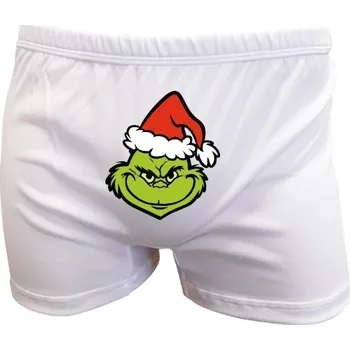 Trenýrky Trenýrky s potiskem Pánské trenýrky Grinch pánské