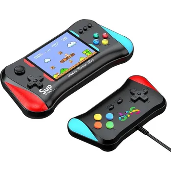 Herní konzole Sup Super Game Box Q12 herní konzole s ovladačem + 500 her modrá/červená