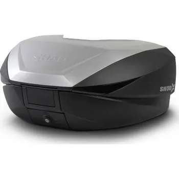 Zavazadlo na motocykl Vrchní kufr na motorku shad sh59x d0b59200 černý s hliníkovým krytem (rozšiřitelný koncept) se zámkem premium smart