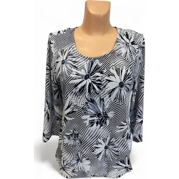 Dámská tunika Halenka MACERA, Barva Bílá, Velikost XXXL 54, Materiál 98% Polyester 2% Lycra