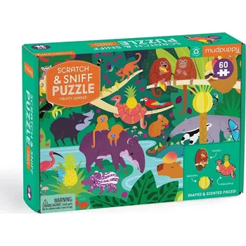 Dětské zboží Mudpuppy Puzzle Ovocná džungle s vůní 60 dílků