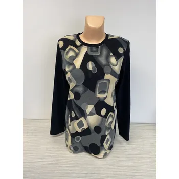 Dámský svetr svetry a pulovry, Barva Černá, Velikost L 42 , Materiál 40%Ba 30% Acryl 30%Pes