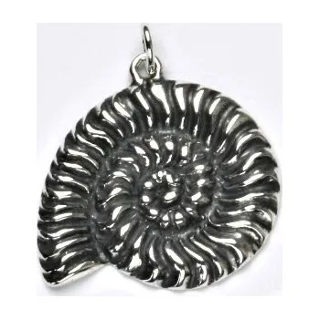 Přívěsek Stříbrný přívěsek ulita - P290 (Stříbrná ulita)