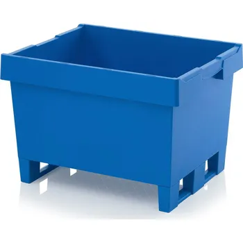 paleta Vratné přepravky Classic 80 x 60 x 52 cm - Nebeská modrá - materiál: PP - MB 8642K
