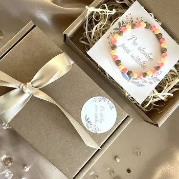 Náramek Dárkové balení s náramkem Pro skvělou paní učitelku