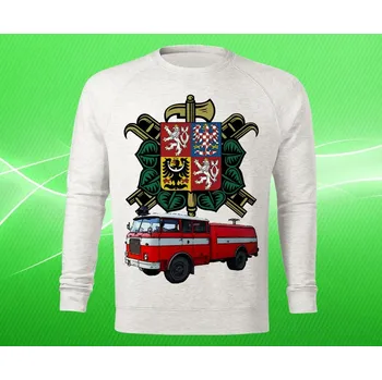 Pánská mikina mikina hasiči ŠKODA 706 RTHP CAS 25 I pánská L