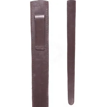 Replika zbraně Špulák Hnědá kožená pochva na vikinský meč