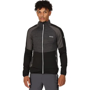 Pánská mikina REGATTA Yare VII černá pánská outdoor mikina XXL