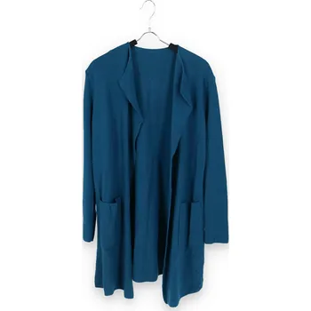 Dámský svetr Kardigan úpletový 8129 Itálie barva: zelená-petrolejová