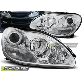 Přední světlomet PŘEDNÍ SVĚTLA CHROME pro MERCEDES W220 S-KLASA 09.98-05.05