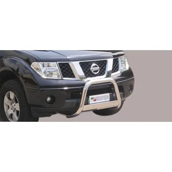 Tuning Přední ochranný rám Medium NISSAN Navara D40 2005-10 Misutonida EC/MED/167 Leštěný nerez