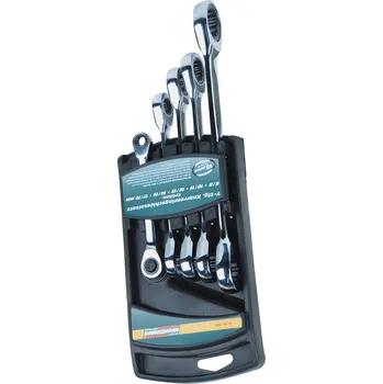 Klíč Brüder Mannesmann M19828 očkový ráčnový klíč 5dílná Délka klíče (cm) (jen pro nadpis) 6 - 19 mm