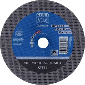 PFERD TOOLS 100 T 250-1,8 Q SGP HD STEEL/32,0 66322132 řezný kotouč rovný 250 mm 20 ks kalená ocel , ocel