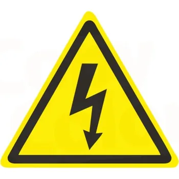 Speciální papír VÝSTRAHA - POZOR! VYSOKÉ NAPĚTÍ - Samolepka