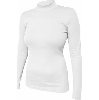 Dámské tričko Dámské tričko se stojáčkem, dlouhý rukáv KOPOMA 801 bílá XL